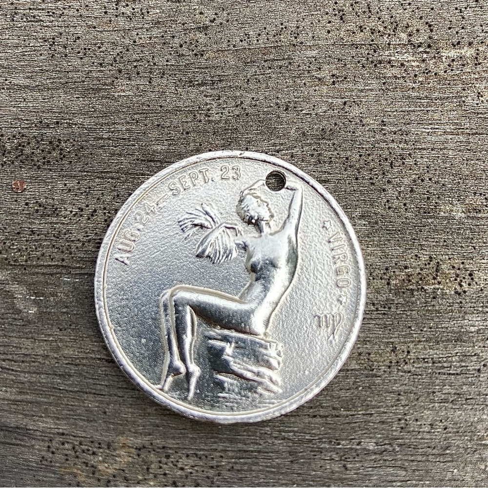 VIRGO ♍️ coin pendant